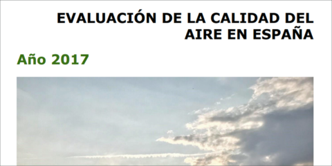 La calidad del aire de 2017 muestra peores resultados que en 2016, según el nuevo informe del Ministerio de Transición Ecológica