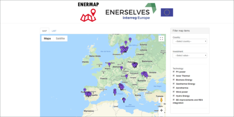 Nuevo mapa para identificar las mejores formas de autoconsumo energético en edificios del proyecto europeo Enerselves