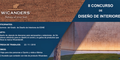 Wicanders y la Escuela ESNE convocan el II Concurso de Diseño de Interiores realizado con corcho