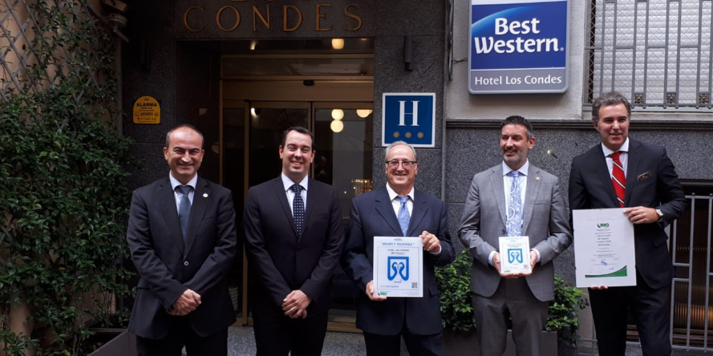 El Best Western Hotel Los Condes de Madrid, primer hotel de España en obtener el Sello Spatium® by SMDos
