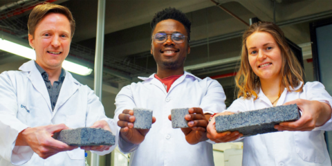 Estudiantes de la Universidad de Ciudad del Cabo crean el bio-ladrillo para una construcción sostenible