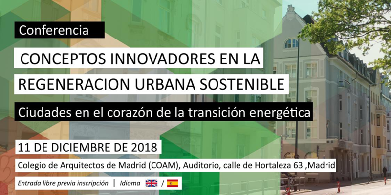 conferencia conceptos innovadores regeneracion urbana sostenible