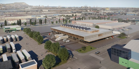 Mercabarna inicia la construcción de su primer mercado ecológico con materiales sostenibles y energías renovables