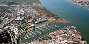 vista aérea de ayamonte