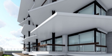Ejemplo de edificio residencial multifamiliar sostenible, solo empleando aerotermia de última generación, compacta en climatización y dedicada para agua caliente sanitaria