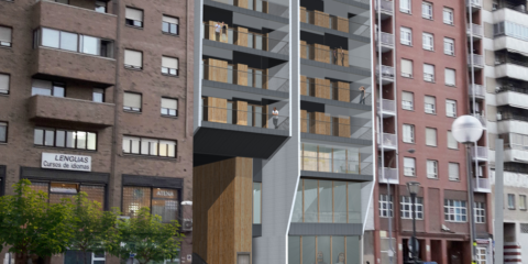 El proyecto ‘Zure-tokia’ promueve 32 viviendas pasivas de madera públicas para personas mayores en Pamplona