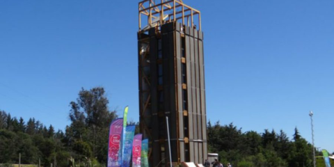 Torre Experimental Peñuelas en Chile, el edificio de madera más alto de Latinoamérica