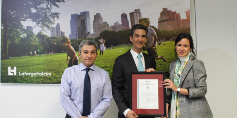 Aenor otorga el certificado de Seguridad Vial ISO 39001 a LafargeHolcim