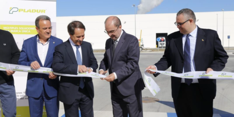 Inaugurada en Gelsa la nueva planta de producción de sistemas constructivos de Pladur