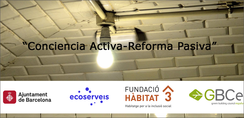 El proyecto está impulsado por GBCe Cataluña, la Fundación Hàbitat 3 y Ecoserveis, y se enmarca en el “Compromiso por el Clima de Barcelona”.