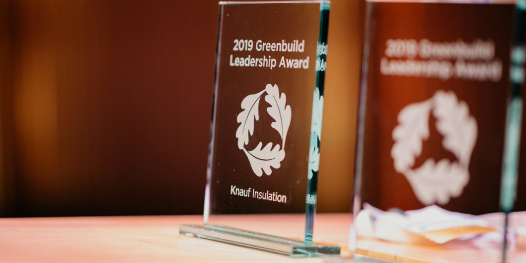 Knauf Insulation ha recibido el reconocimiento Greenbuild Leadership Award 2019