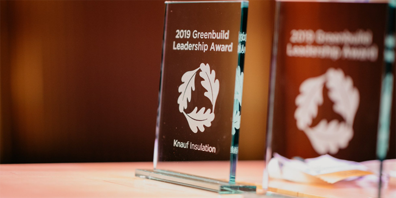 Knauf Insulation recibe el reconocimiento de cosntrucción sostenible de USGBC