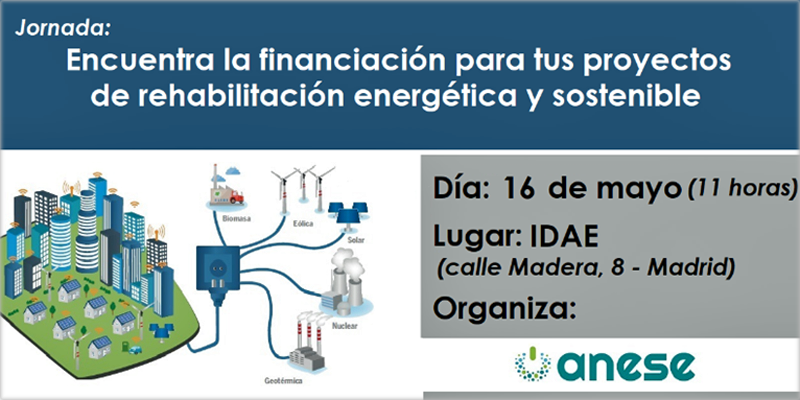 Jornada Encuentra la financiación para tus proyectos de rehabilitación energética y sostenible