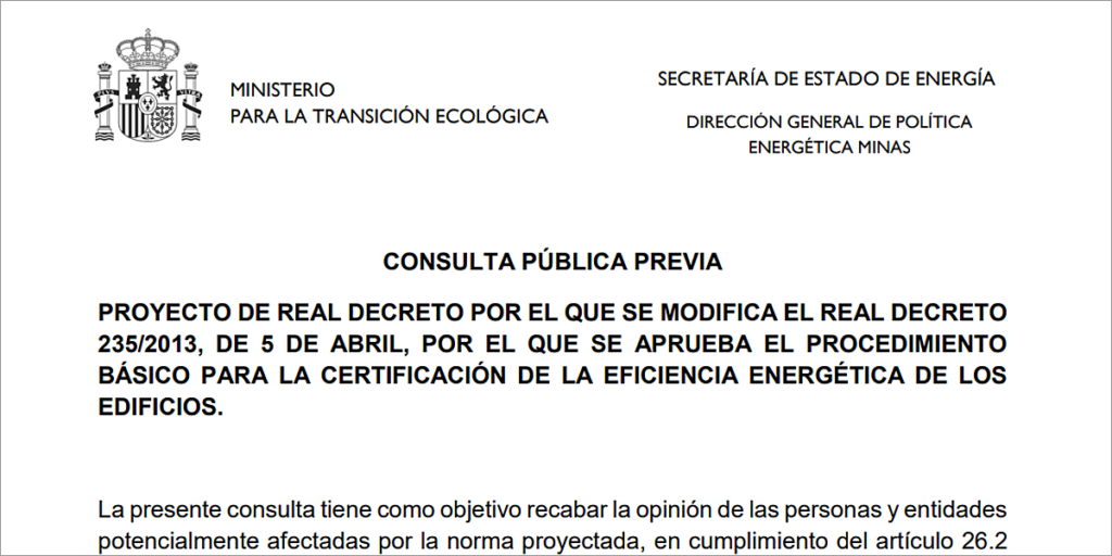 rocedimiento Básico para la Certificación de la Eficiencia Energética de los Edificios