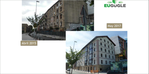 Finalizan en Sestao las cinco actuaciones de rehabilitación energética del proyecto europeo EU-GUGLE