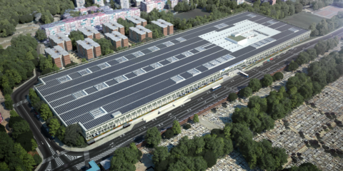 La nueva cochera electrificada para autobuses de La Elipa en Madrid será un edificio verde