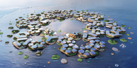 La primera ciudad flotante sostenible del mundo, Oceanix City, se presenta ante ONU-Hábitat