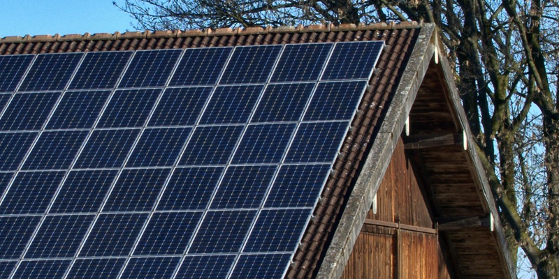 Placas fotovoltaicas en tejado