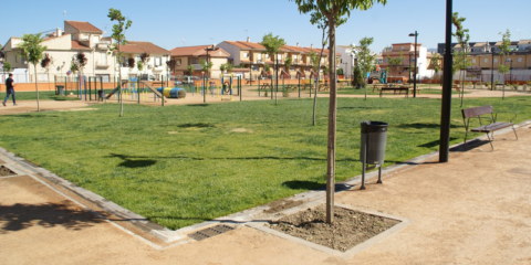 El municipio granadino de Armilla reconstruye un parque utilizando residuos de construcción