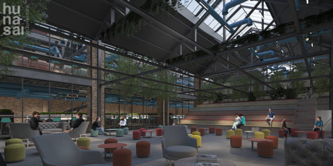 El nuevo espacio de coworking de Valencia ‘La Centrifugadora’ tendrá un diseño sostenible con cubierta verde