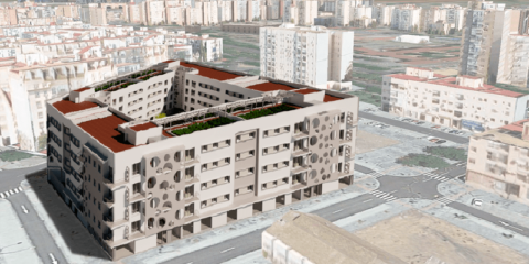 Sevilla da luz verde a la construcción de un edificio de 83 VPO de emisiones casi nulas con cubierta verde