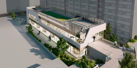 Comienza la rehabilitación que transformará un centro médico en un edificio de oficinas sostenible en Madrid