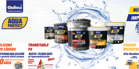 Nueva gama de soluciones para impermeabilización de superficies de Quilosa Selena Iberia