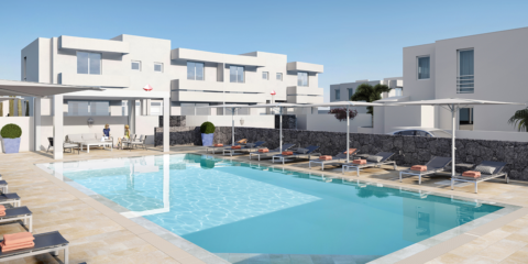 Primer complejo de viviendas que se construye en Canarias con paneles contralaminados de madera