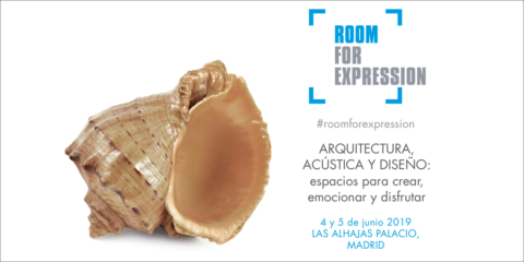 Profesionales del diseño y la acústica se reunirán en Room For Expression el 4 y 5 de junio en Madrid