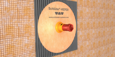 Sistemas de impermeabilización de tuberías de Schlüter-Systems, como complemento de una vivienda eficiente