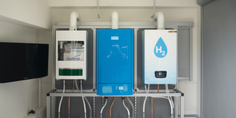 El uso de hidrógeno puro para el sistema de calefacción de un edificio residencial evita emisiones de CO2