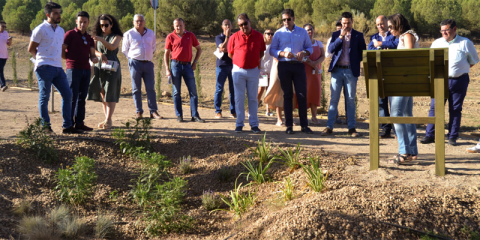 El primer jardín adaptado al cambio climático se inaugura en el municipio pacense de Valverde de Leganés