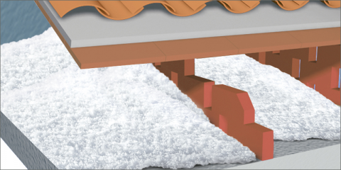 La nueva lana mineral insuflada de Ursa proporciona un gran aislamiento y es respetuosa con el medio ambiente