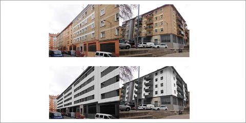 Pamplona impulsa un proyecto de regeneración urbana que incorporará fachada ventilada en 60 viviendas