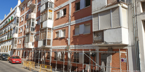 Comienzan las obras de rehabilitación de un edificio gaditano dentro del proyecto europeo RECO2ST