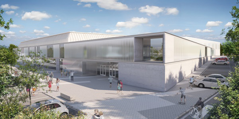 Sale a licitación la ampliación del pabellón de Collado Villalba para convertirlo en un edificio de consumo casi nulo