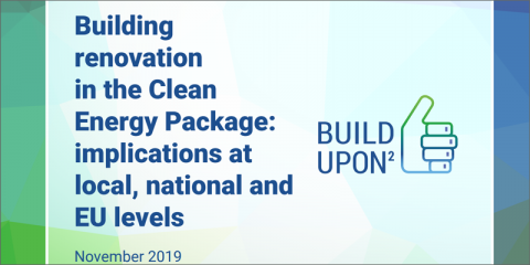 BPIE analiza en un nuevo informe la influencia de la legislación energética europea sobre la rehabilitación