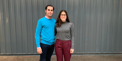 Carolina Gómez y Alejandro Cendrero, presidenta y vicepresidente de Building Youngs