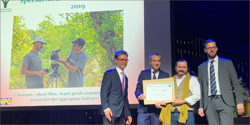 heidelbergcement recibe Premio Especial a la Comunicación por parte de la Unión Europea de los Áridos (UEPG)