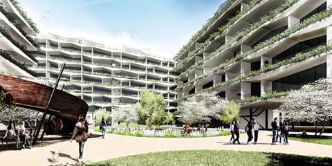 Málaga avanza en la primera fase del ecobarrio ‘Manzana Verde’ con la adjudicación de la redacción de 5 edificios