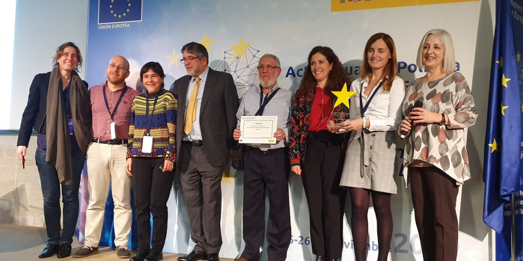 Efidistrict-Txantrea en Pamplona recibe el premio como mejor actuación con fondos FEDER