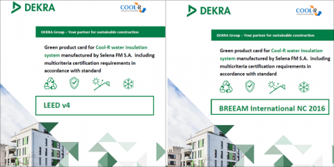 El aislamiento termorreflectante de cubiertas de Quilosa cuenta con la DAP y los certificados BREEAM y LEED