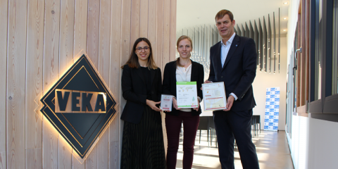 El perfil de PVC Softline 82 Passiv 1.0 de Veka logra el certificado Passivhaus por su eficiencia energética