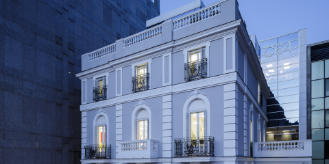 Certificación WELL Gold para la totalidad de un espacio de oficinas en un antiguo palacete en Madrid