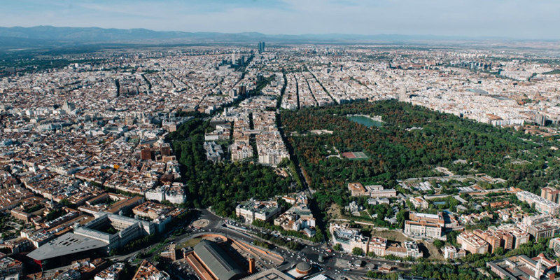 Vista de la ciudad de Madrid.