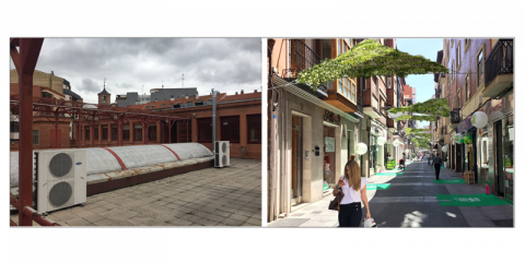 Cubierta vegetal y toldos verdes revestirán la ciudad de Valladolid como medidas de renaturalización urbana