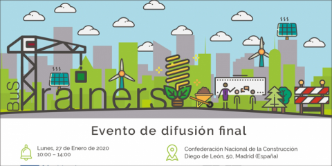 El proyecto Bus.Trainers presentará los resultados sobre el fomento de competencias en construcción sostenible