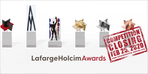 El plazo para participar en los Premios LafargeHolcim para la Construcción Sostenible finaliza el 25 de febrero