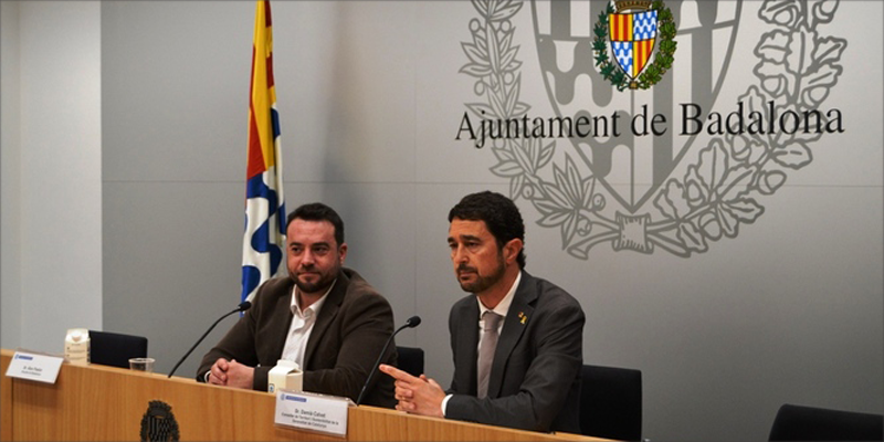 El proyecto fue anunciado por el consejero de Territorio y Sostenibilidad, Damià Calvet, junto con el alcalde de Badalona, ​​Álex Pastor.