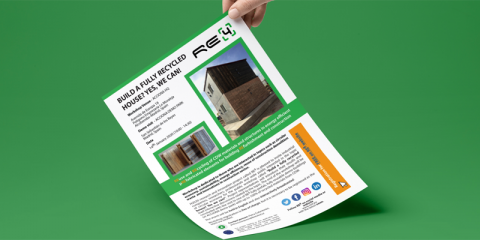 Workshop gratuito del proyecto RE4 sobre la fabricación de viviendas con residuos de construcción y demolición
